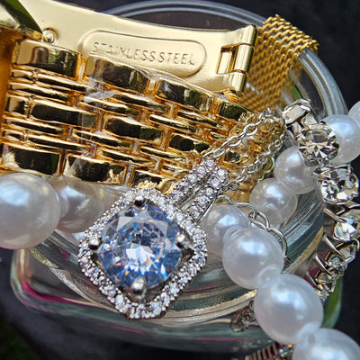 Jewelry Jar Luxury – Mystery Jewelry Jar – Gold Plated Stainless Steel Jewelry