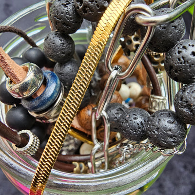 Jewelry Jar Big – Mystery Jewelry Jar – Gold Plated Stainless Steel Jewelry