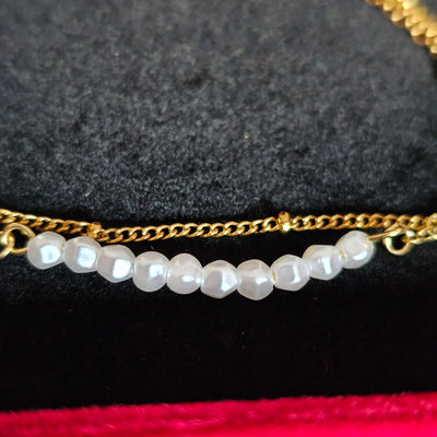 Brățară dublă placată cu aur 18K