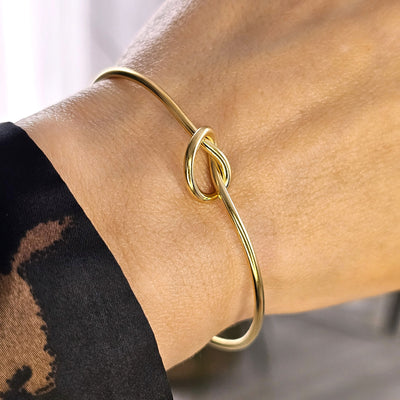 Brățară rigidă placată cu aur 18K