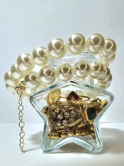 Jewelry Jar All Gold Star – Mystery Jewelry Jar – Gold Plated Stainless Steel Jewelry