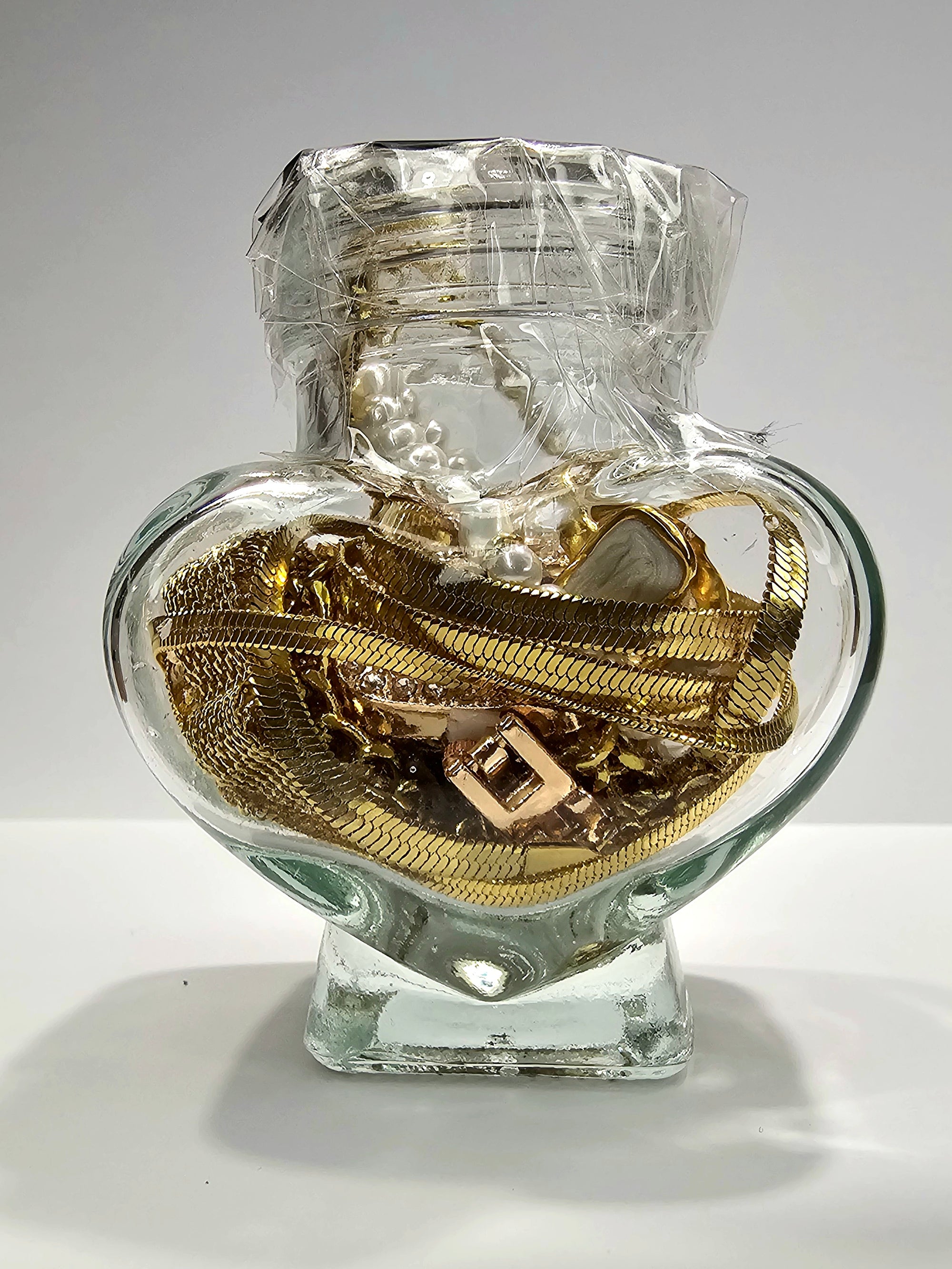 Jewelry Jar All Gold – Mystery Jewelry Jar – Gold Plated Stainless Steel Jewelry