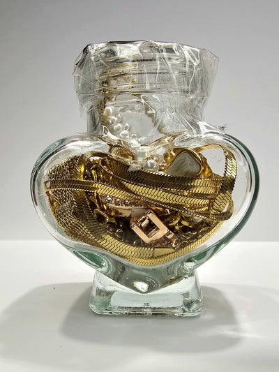 Jewelry Jar All Gold – Mystery Jewelry Jar – Gold Plated Stainless Steel Jewelry