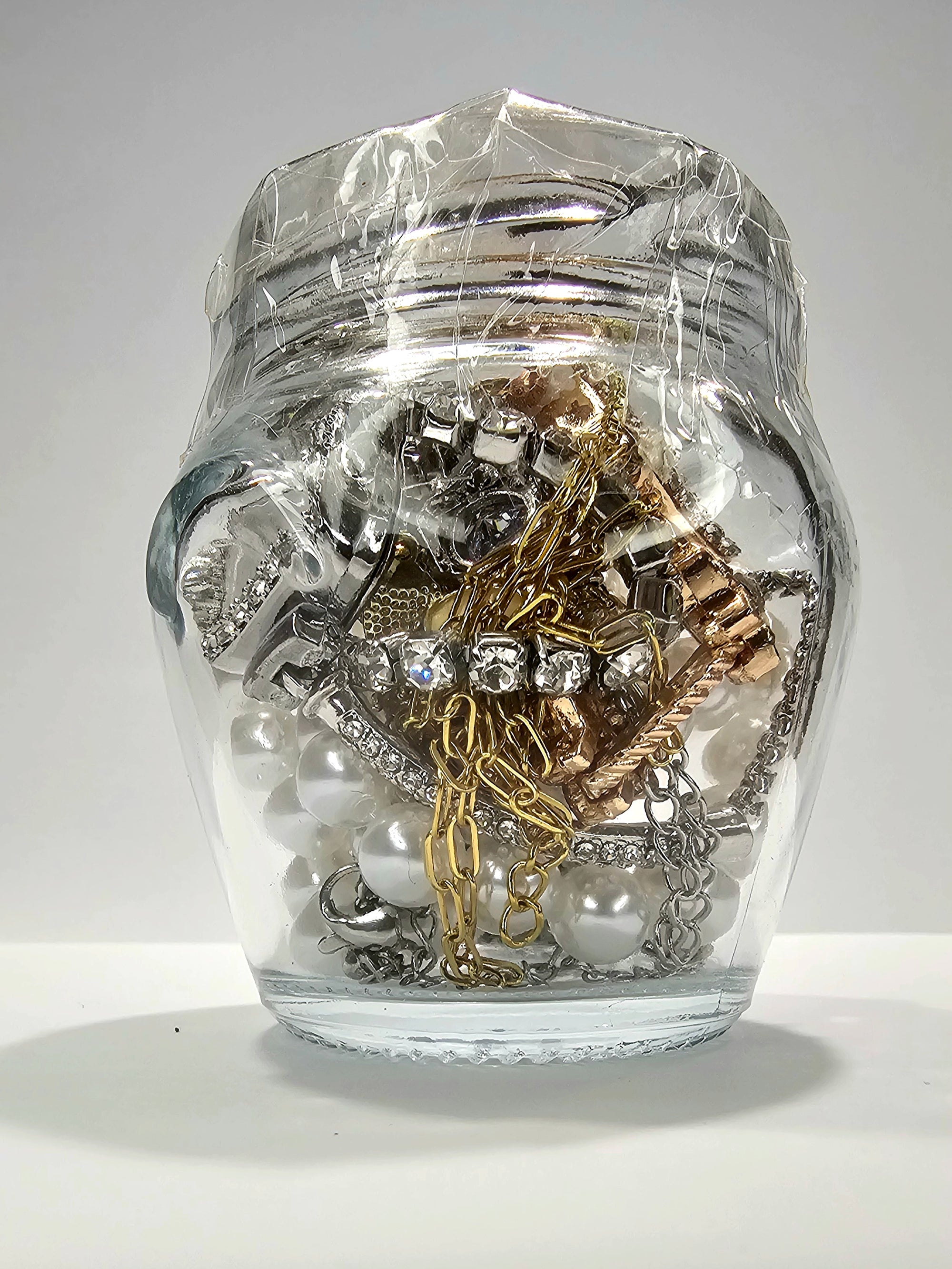 Jewelry Jar Wedding – Mystery Jewelry Jar – Gold Plated Stainless Steel Jewelry