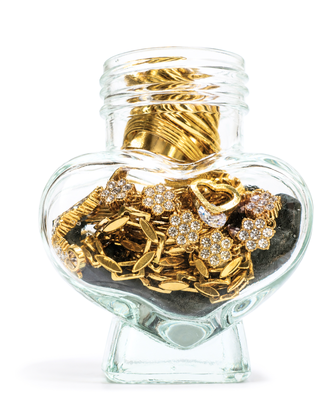Jewelry Jar Bloom – Mystery Jewelry Jar – Gold Plated Stainless Steel Jewelry