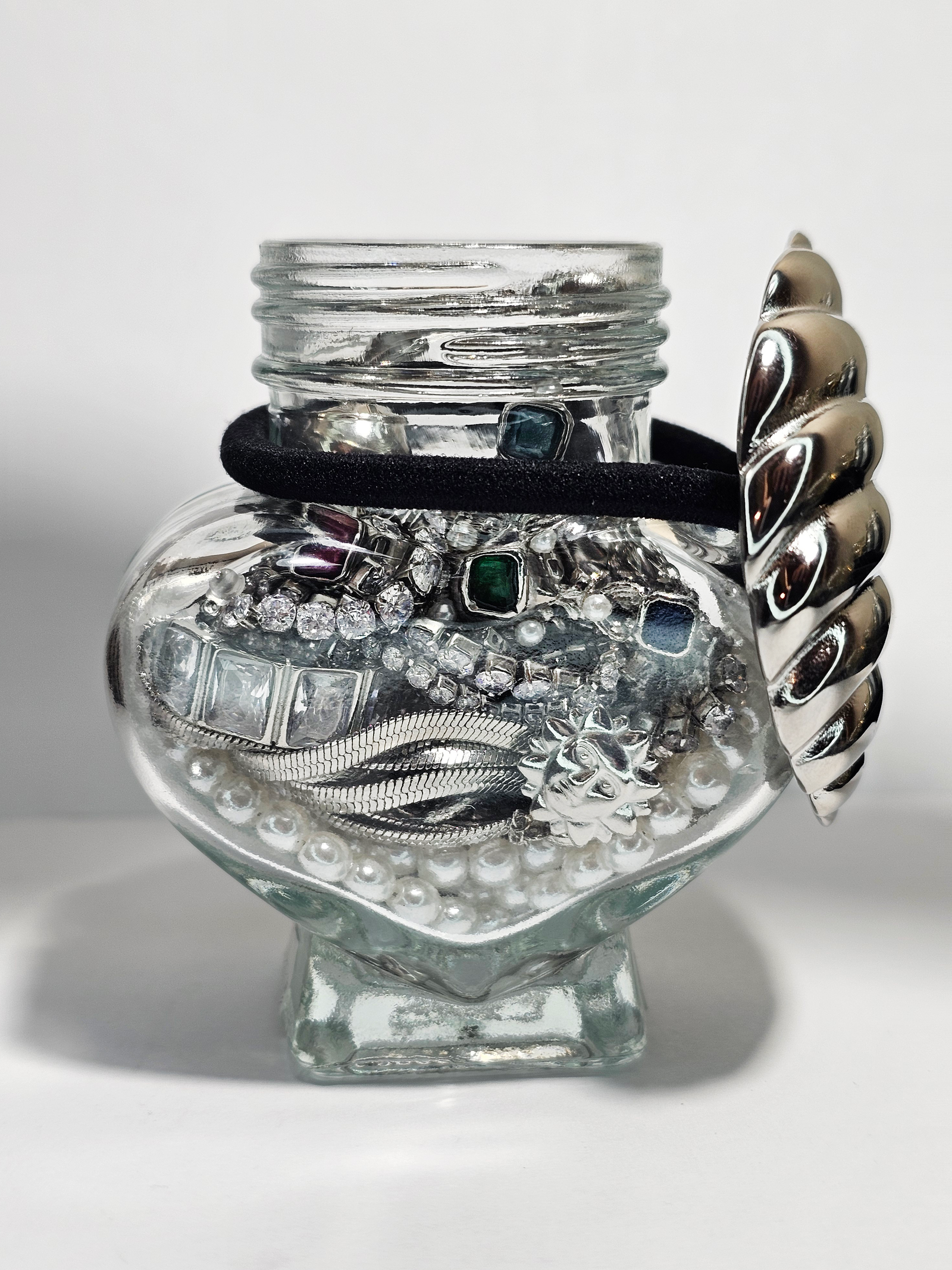 Jewelry Jar All Silver – Mystery Jewelry Jar – Stainless Steel Jewelry