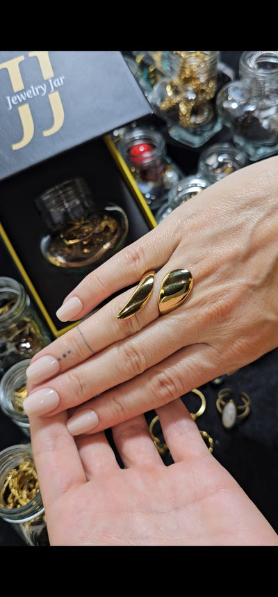 Jewelry Jar All Rings – Mystery Jewelry Jar – Gold Plated Stainless Steel Jewelry
