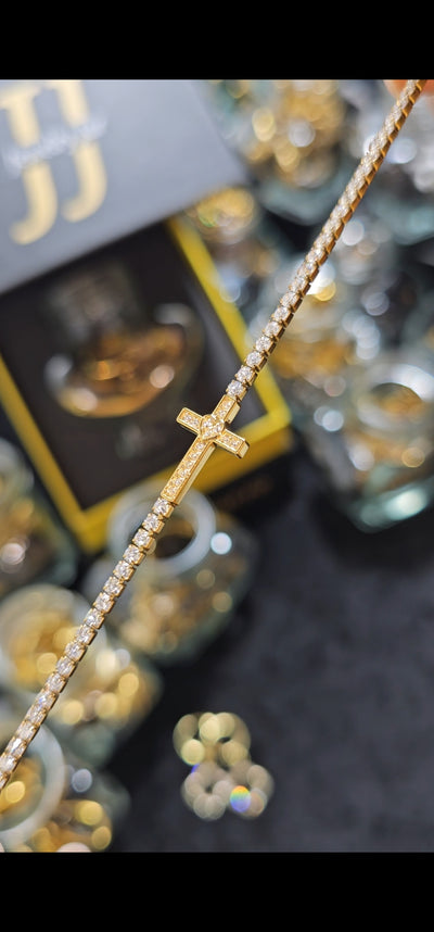 Jewelry Jar Cross – Mystery Jewelry Jar – Gold Plated Stainless Steel Jewelry