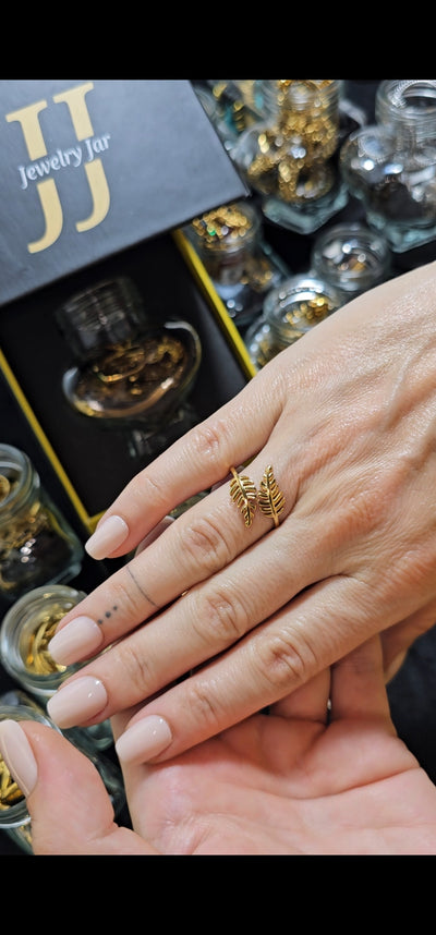 Jewelry Jar Cross – Mystery Jewelry Jar – Gold Plated Stainless Steel Jewelry