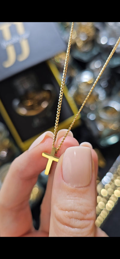 Jewelry Jar Cross – Mystery Jewelry Jar – Gold Plated Stainless Steel Jewelry