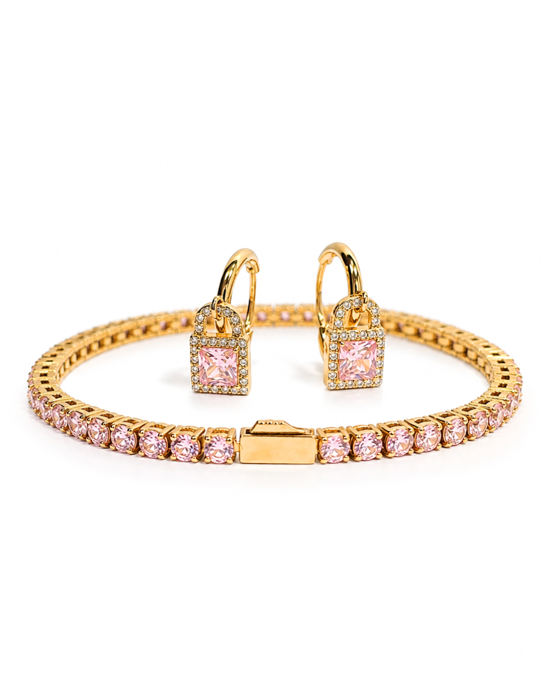 Set Brățară și Cercei Tennis Key