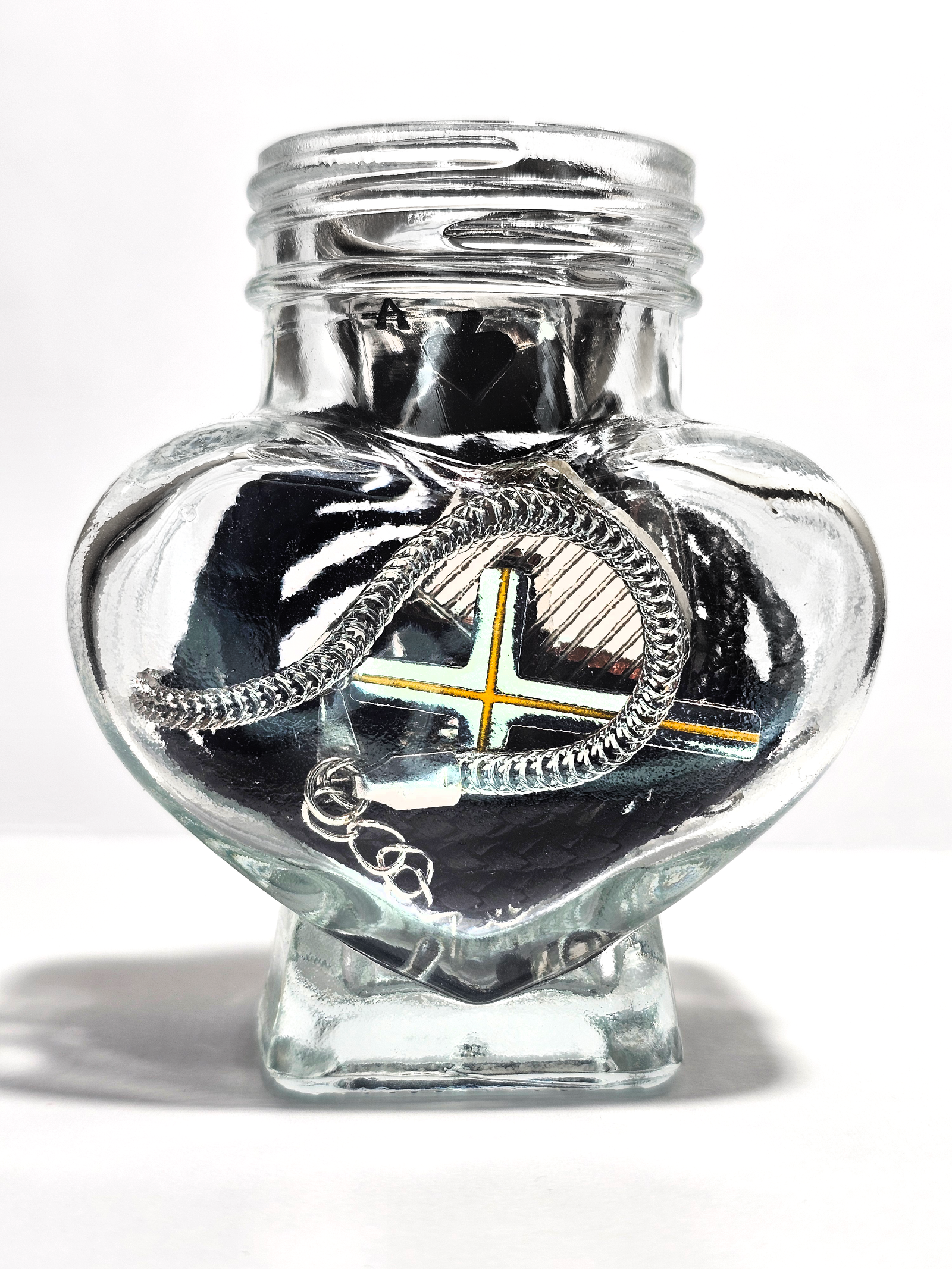 Jewelry Jar All Men One – Mystery Jewelry Jar – Gold Plated Stainless Steel Jewelry
