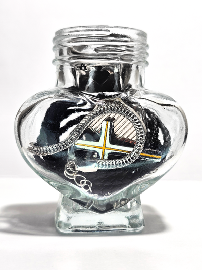 Jewelry Jar All Men One – Mystery Jewelry Jar – Gold Plated Stainless Steel Jewelry