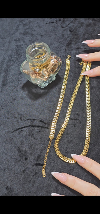 Jewelry Jar All Gold Time – Mystery Jewelry Jar – Gold Plated Stainless Steel Jewelry